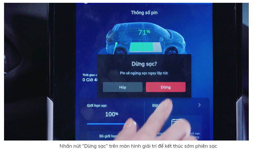 Hướng dẫn sạc pin ô tô điện VinFast